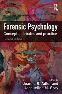 Enlarge image Cover: Forensic Psychology - Willan Publishing