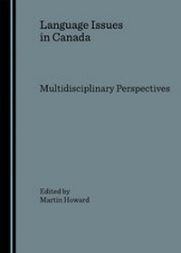 Enlarge image Cover: Language Issues in Canada - Cambridge Scholars Publishing