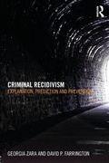 Cover: Criminal Recidivism - Willan Publishing