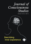 Cover: JCS Symposium on Describing Inner Experience - Imprint Academic