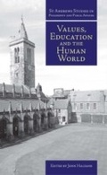 Cover: Values, Education and the Human World - Andrews UK