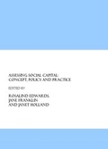 Cover: Assessing Social Capital - Cambridge Scholars Publishing