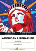 Cover: American Literature with Student Access Code, Volume 2 - Longman Publishing Group