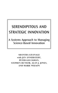 Enlarge image Cover: Serendipitous and Strategic Innovation - Praeger Publishers Inc