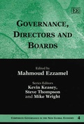 Cover: Governance, Directors and Boards - Edward Elgar Publishing