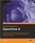 Cover: Managing and Customizing OpenCms 6 - Packt Publishing