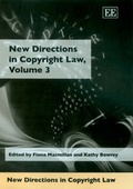 Cover: New Directions in Copyright Law, Volume 3 - Edward Elgar Publishing
