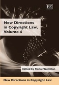 Cover: New Directions in Copyright Law, Volume 4 - Edward Elgar Publishing