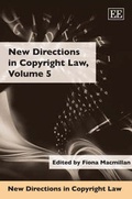 Cover: New Directions in Copyright Law, Volume 5 - Edward Elgar Publishing