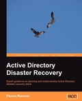 Cover: Active Directory Disaster Recovery - Packt Publishing