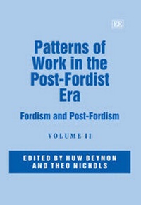 Enlarge image Cover: Patterns of Work in the Post-Fordist Era - Edward Elgar Publishing