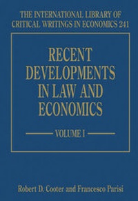 Enlarge image Cover: Recent Developments in Law and Economics - Edward Elgar Publishing