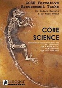 Enlarge image Cover: GCSE Formative Assessment Tasks Core Science - Badger Publishing