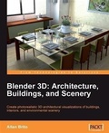 Cover: Blender 3D: Architecture, Buildings, and Scenery - Packt Publishing