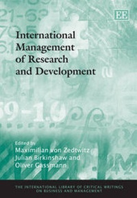 Enlarge image Cover: International Management of Research and Development - Edward Elgar Publishing