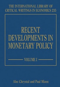 Enlarge image Cover: Recent Developments in Monetary Policy - Edward Elgar Publishing