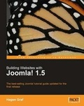 Cover: Building Websites with Joomla! 1.5 - Packt Publishing