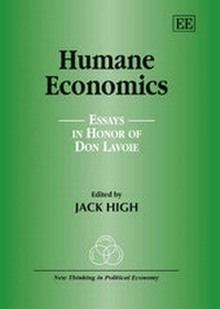 Enlarge image Cover: Humane Economics - Edward Elgar Publishing
