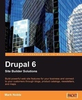 Cover: Drupal 6 Site Builder Solutions - Packt Publishing