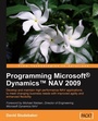 Cover: Programming Microsoft Dynamics NAV 2009 - Packt Publishing Limited