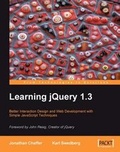 Cover: Learning jQuery 1.3 - Packt Publishing