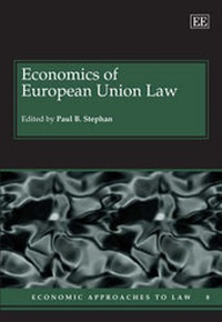 Enlarge image Cover: Economics of European Union Law - Edward Elgar Publishing