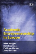 Cover: Academic Entrepreneurship in Europe - Edward Elgar Publishing