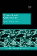 Cover: Economics of Contract Law - Edward Elgar Publishing