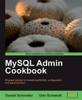 Cover: MySQL Admin Cookbook - Packt Publishing
