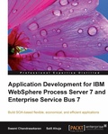 Cover: Application Development for IBM WebSphere Process Server 7 and Enterprise Service Bus 7 - Packt Publishing