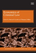 Cover: Economics of Criminal Law - Edward Elgar Publishing