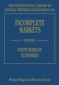 Cover: Incomplete Markets - Edward Elgar Publishing