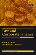 Cover: Law and Corporate Finance - Edward Elgar Publishing
