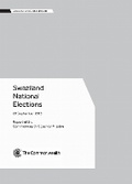 Cover: Swaziland National Elections, 20 September 2013 - Commonwealth Secretariat