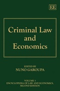 Cover: Criminal Law and Economics - Edward Elgar Publishing