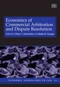 Cover: Economics of Commercial Arbitration and Dispute Resolution - Edward Elgar Publishing