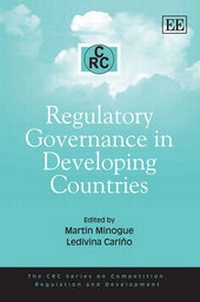 Enlarge image Cover: Regulatory Governance in Developing Countries - Edward Elgar Publishing