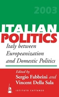 Cover: Italy Between Europeanization and Domestic Politics - Berghahn Books