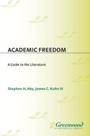 Cover: Academic Freedom - Greenwood Press