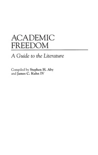 Enlarge image Cover: Academic Freedom - Greenwood Press