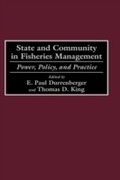 Cover: State and Community in Fisheries Management - Praeger Publishers Inc