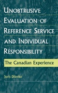Cover: Unobtrusive Evaluation of Reference Service and Individual Responsibility - Praeger Publishers Inc