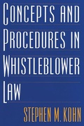 Cover: Concepts and Procedures in Whistleblower Law - Praeger Publishers Inc