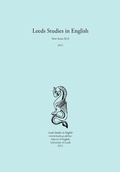 Cover: Leeds Studies in English 2011 - arima publishing