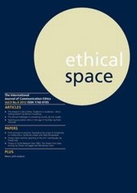 Enlarge image Cover: Ethical Space Vol.9 Issue 4 - arima publishing