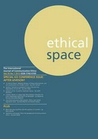 Enlarge image Cover: Ethical Space Vol.10 Issue 1 - arima publishing