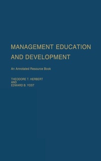 Abbildung von: Management Education and Development - Greenwood Press
