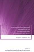 Cover: Monitoring Fundamental Rights in the EU - Hart Publishing