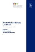 Cover: The Public Law/Private Law Divide - Hart Publishing
