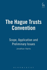 Abbildung von: The Hague Trusts Convention - Hart Publishing